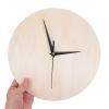 KESYOO 2Pcs 11-Inch Unfinished Wood Clock Face, Blank DIY Clock Dial Plate with Pointers, Craft Board for Painting Painting Projects (Stand Not Included) view 4