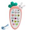Babe Cell Phone - Simulated Mobile Phone Toy, Sturdy Resin Accessory Case Unit | for toddlar Role Play Interaction 4 Function 10 Number Keys 5 Mode Switching dlal Heng Up Sound Cognition Training view 1