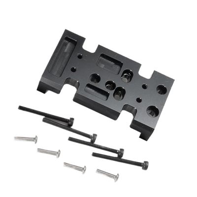 RC Crawler Gearbox Mount Transmission Holder Plate 1/10 Scale Compatible with SCX10 D90 D110
