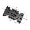 RC Crawler Gearbox Mount Transmission Holder Plate 1/10 Scale Compatible with SCX10 D90 D110 view 2