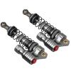 2pcs Metal Shock Absorber Damper for Axial SCX10-4 D90 1/10 Scale RC Crawler Car, Dual Spring Design with Smooth Damping Effect, Replacement RC Car Suspension Parts view 2