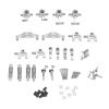 RC Car Metal Upgrade Parts Kit Shock Absorbers CVD Drive Shaft for WLtoys K969 1/28 RC Car Racing Enthusiasts (Silver) view 1