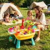 Water Table, with Interactive Water Flow Features, 65x38x49cm, Dinosaur Faucet Summer Play Set, Kids Outdoor Sensory Activity Toy Table, Playtime Activity, for Boys Girls Aged 3+ view 2