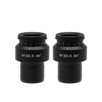 30mm Wf30x Stereo Microscope Eyepiece, Wide Angle Binoculartrinocular Oculars, High Eye Point, 2pcs for Enhanced Viewing and Clarity 2pcs