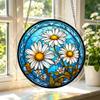 Acrylic Jigsaw Puzzle Suncatcher 135 Pcs - Blooming Flowers, 4-Size Vivid DIY Acrylic Puzzle Sun Catcher, Window&Garden Decor, Unique Gifts for Men WomenMini-5.9"/S-7.3"/M-7.9"/L-11.8" view 2