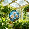 Acrylic Jigsaw Puzzle Suncatcher 135 Pcs - Blooming Flowers, 4-Size Vivid DIY Acrylic Puzzle Sun Catcher, Window&Garden Decor, Unique Gifts for Men WomenMini-5.9"/S-7.3"/M-7.9"/L-11.8" view 4