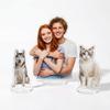 Artithrx Custom Personalized Standee, Custom Pet Desk Decor,Desktop Decoration Collectible, Cusomize Present for Weddings, Anniversaries, Birthdays, Christmas view 1