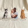 Artithrx Custom Personalized Standee, Custom Pet Desk Decor,Desktop Decoration Collectible, Cusomize Present for Weddings, Anniversaries, Birthdays, Christmas view 2