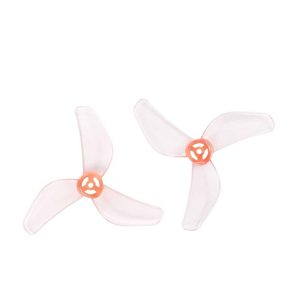 1207 Low-Inertia 31mm 3-Blade Propeller 1.0mm Shaft Hole for FPV Drone UAV Tinywhoop Agile Response Alignment 4Pairs(1207 Pink 1.0mm)
