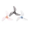 1207 Low-Inertia 31mm 3-Blade Propeller 1.0mm Shaft Hole for FPV Drone UAV Tinywhoop Agile Response Alignment 4Pairs(1207 Pink 1.0mm) view 2