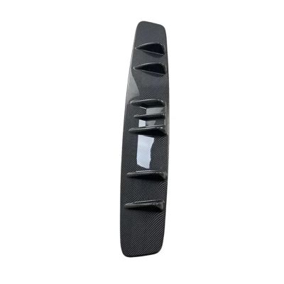 Car Rear Diffuser Fin Bumper Lip Splitter Spoiler Chassis Deflector Kit Compatible with Toyota Highlander Carbon Fiber Look 84CM(Carbon Fiber Look)