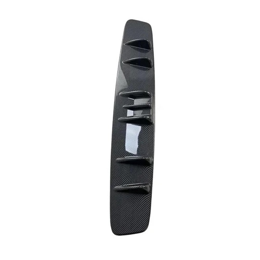 Car Rear Diffuser Fin Bumper Lip Splitter Spoiler Chassis Deflector Kit Compatible with Toyota Highlander Carbon Fiber Look 84CM(Carbon Fiber Look)