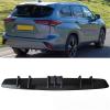Car Rear Diffuser Fin Bumper Lip Splitter Spoiler Chassis Deflector Kit Compatible with Toyota Highlander Carbon Fiber Look 84CM(Carbon Fiber Look) view 2