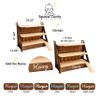 Personalized Wooden Toy Car Garage for Kids, 70-Car Storage Organizer with Name, Display Shelf for Toy Car Collection view 2