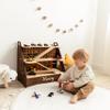 Personalized Wooden Toy Car Garage for Kids, 70-Car Storage Organizer with Name, Display Shelf for Toy Car Collection view 3