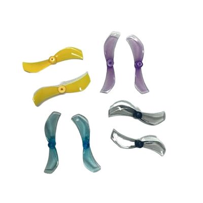 1610 High-Efficiency 40mm 2-Blade Propeller 1mm 1.5mm Shaft Hole for FPV Drone UAV 1102 Motor Long-Endurance Power Alignment 8Pairs(8Pairs Purple 1mm)