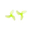 1219S Lightweight 31mm 3-Blade Propeller 0.18g Low Inertia Design for 0702 Motor Tinywhoop Drone Racing Props 4Pairs(4Pair Yellow 1mm) view 1