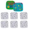 Fun Express 8 1/2" x 7" Religious Medium Color Your Own Love Like Jesus Canvas Crossbody Bags 6 Pc. view 1