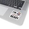 Amusement Park Panic Sticker Not Ready Reaction Decal for Coaster Fans, Thrill Riders (3" 3") view 2