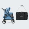 Familidoo Q1 2.0 Multi-Use Kids Wagon Stroller Foldable, Lightweight & All-Terrain for Kids & Pets Magnetic Safety Harness, Rain Cover and Travel Bag Up to 132 lbs (Denim Blue) view 1