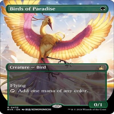Birds of Paradise (Anime Borderless) (Ravnica Remastered)