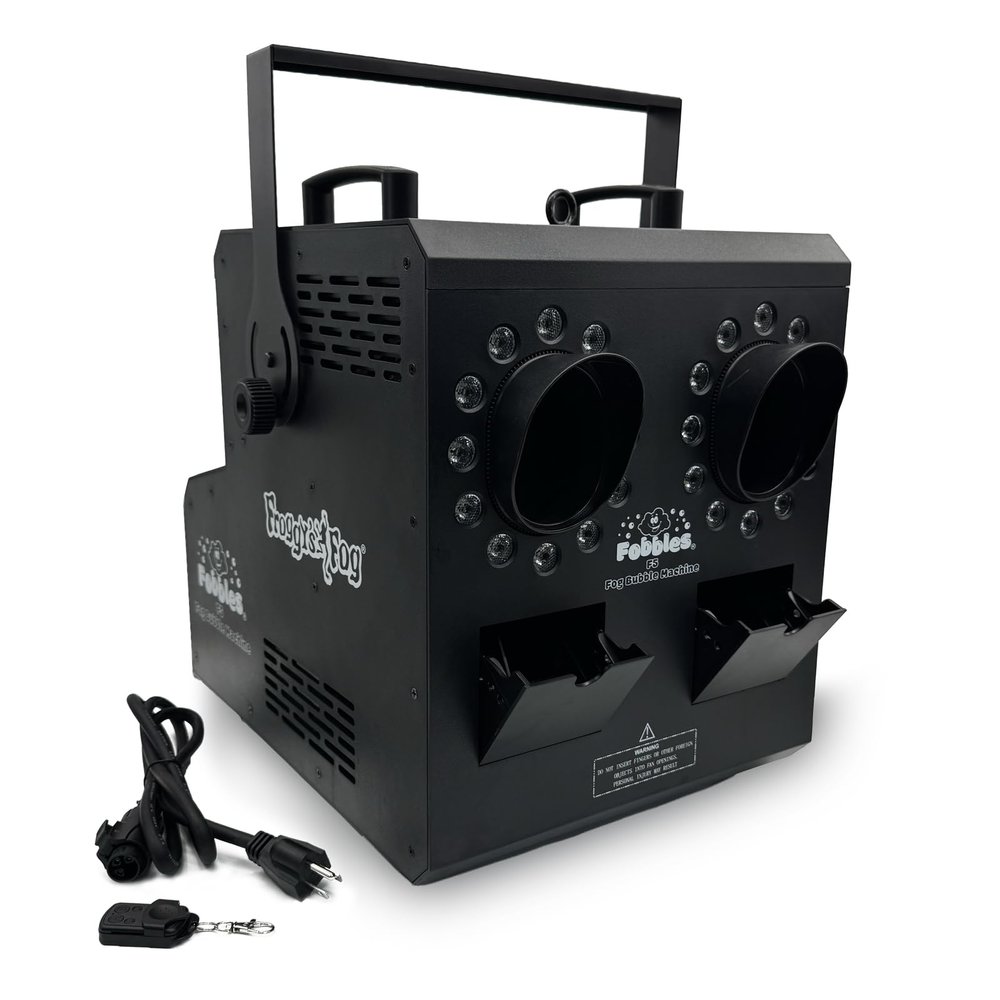 Froggy's Fog - Fobbles F5-1400W Bubble Fogger - DMX - 4 Machines in 1 (Fog, Haze, Bubbles, Fog Bubbles)