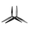 16X8X3 1680 3-Bladed Black-Glass Fiber Reinforced Nylon Propeller Compatible With RC Quadcopter Multirotor Drone(4 pairs) view 1