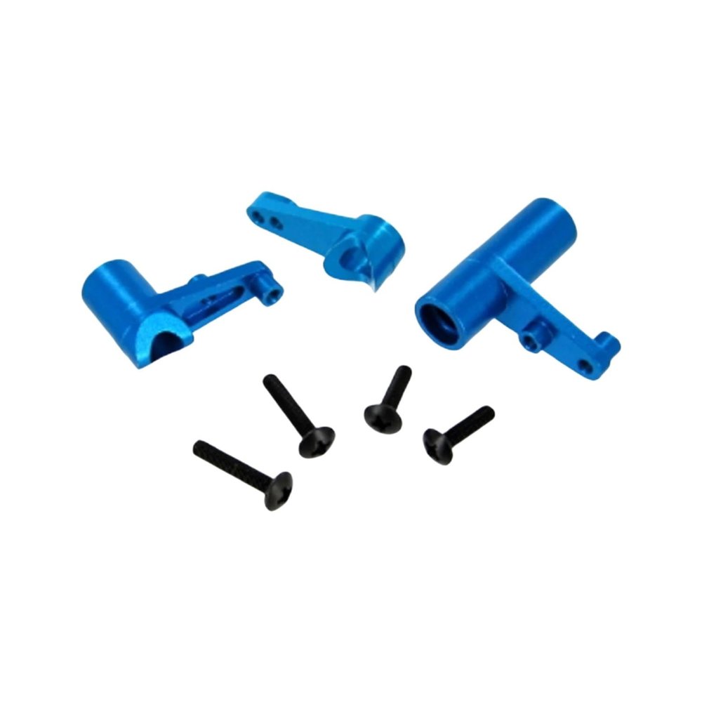 Aluminum Servo Saver and Bell Crank Set, Blue RC RED122057 Replacement Parts