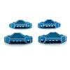 RC Car Toys Parts for MJX 10208 1/10 Metal Shock Absorber Protector Set Remote Control Car Upgrade Modify Parts Accessories(Blue) view 1