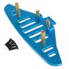 Aluminum Front Bumper Splitter with Brass Standoffs for MJX for HG 14301 14302 14303 1/14 RC Rally Touring Car Upgrade Parts (Blue) view 1