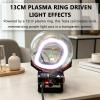 13cm Plasma Luminescent Xenon Ring Plasma, DIY Toroid Circuit Plasma Ring Drive Ball, Vacuum Gas Luminous Sphere, for Party Decoration, Outdoor Activities Warning Signal view 2