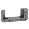 RC Car Accessories for Axial for SCX10 II AX90046 90046 90047 1/10 Aluminum Alloy Front Bumper Mount Servo Stand RC Crawler Upgrade Part(Titanium) view 1