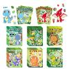 8 Sheets Make Your Own Dinosaur Stickers, Reusable DIY Face Decals for Scrapbooks, Journals & Themed Decor Ages 12+ (Dinosaur) view 1