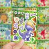 8 Sheets Make Your Own Dinosaur Stickers, Reusable DIY Face Decals for Scrapbooks, Journals & Themed Decor Ages 12+ (Dinosaur) view 2
