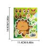 8 Sheets Make Your Own Dinosaur Stickers, Reusable DIY Face Decals for Scrapbooks, Journals & Themed Decor Ages 12+ (Dinosaur) view 4