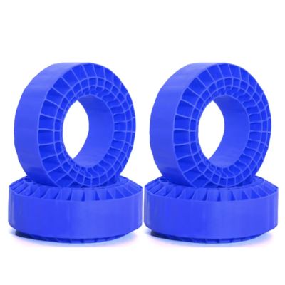 Rc Upgrades Spare for TRX4 for SCX10 for Capra TF2 GEN8 1/10 RC Crawler Rigs 4pcs Silicone Rubber Insert Foam for Fit 118-122mm (4.75" OD) 1.9" Wheel Tires(Blue)