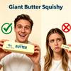 10in Giant Butter Squishy, Extra Large 14oz Big Jumbo Butters Squeeze Stress Balls, Slow Rising Fun Butter Stick for Anxiety Relief Fidget Adults (A-1pcs Butter Squishy) view 2