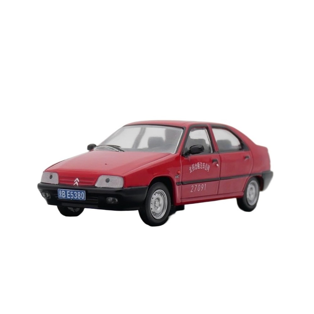 Scale Diecast Metal Model Toy 1 43 for Citroen ZX 2000 Taxi Model Scale Metal Casting Theme Decoration Red for Display or Collectible