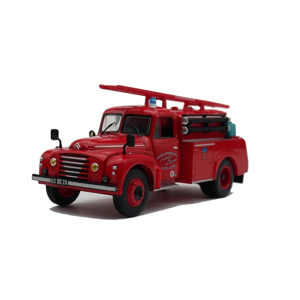 Scale Diecast Metal Model Toy 1 43 for Citroen 46 CD Fire Truck Water Alloy Car Model Classic Static Collectible Vehicle Red for Display or Collectible
