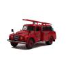Scale Diecast Metal Model Toy 1 43 for Citroen 46 CD Fire Truck Water Alloy Car Model Classic Static Collectible Vehicle Red for Display or Collectible view 1