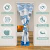 Cartoon Seal Doorway Curtains Privacy Cute Nature Wildlife Kids Room Decor Blackout Curtain Glacier Snow Mountain Closet Door Curtain Blue Ocean Kawaii Sea Animal Room Divider Drape 52"W x 80"L view 3