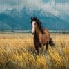 3000 Pieces Jigsaw Puzzle for Adults Horse, Animal Wooden Puzzles with Box, Letter on Back, Challenging Funny Games Crafts for Adults Kits, Family Activity Games, Summer Decor Gifts, (48x32in), 1-7055 view 2
