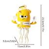 Electric Dancing Squid Toy | Musical Light Up Automatic | Kids Electric Crawling Squid Toys | for Kid Family Play Pool Beach Birthday Party Travel Car Friend Cycling Lover Teen Biking Parties Daily L view 3