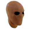 Alien Mask Creepy Horror Latex Full Head Mask for Halloween Costume, Suitable for Head Circumference Below 65cm (25.6 inch) view 4