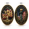 A Man of Faith Warrior of Christ Challenge Coin Dual Sided Christian Jesus Faith Coin, Soldier of Christ Symbolic Metal Coin for Believers, Religious Collectible Gift of Strength (2 Inch(50mm)) view 2