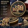 A Man of Faith Warrior of Christ Challenge Coin Dual Sided Christian Jesus Faith Coin, Soldier of Christ Symbolic Metal Coin for Believers, Religious Collectible Gift of Strength (2 Inch(50mm)) view 3