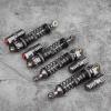4 Pcs CNC Machined Aluminum RC Shock Absorber for Axial SCX10 D90 RC Crawler Car, Double Spring Design, Anodized Metal Suspension with 25mm Travel Length for Off - Road view 2