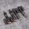 4 Pcs CNC Machined Aluminum RC Shock Absorber for Axial SCX10 D90 RC Crawler Car, Double Spring Design, Anodized Metal Suspension with 25mm Travel Length for Off - Road view 3