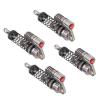 4 Pcs CNC Machined Aluminum RC Shock Absorber for Axial SCX10 D90 RC Crawler Car, Double Spring Design, Anodized Metal Suspension with 25mm Travel Length for Off - Road view 4
