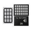 1g Bullion Bar Storage Case Bundle 28 Slot Sliding Wallet + 12 Slot Display Case for Valcambi Style CombiBars, Silver Gold Platinum Bar Organizer, Desk Safe Pocket Storage (Cases Only) view 2